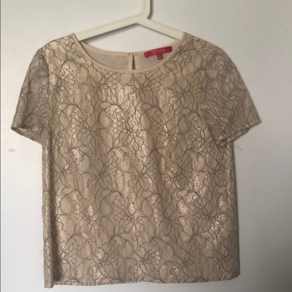 Catherine Malandrino Boat Neck Top